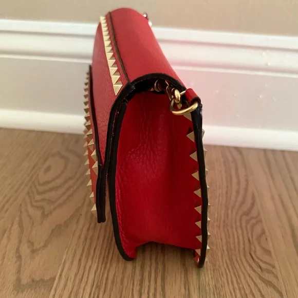 Valentino Red Rockstud  Bag - Picture 2 of 8